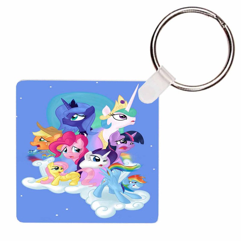 Zavstyle My Little Pony Friendship Is Magic in the Sky Keychain