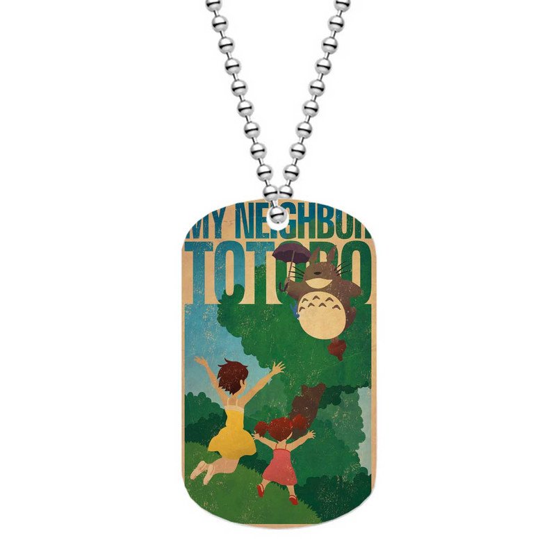 Zavstyle My Neighbor Totoro Dog Tag Military Stainless Steel