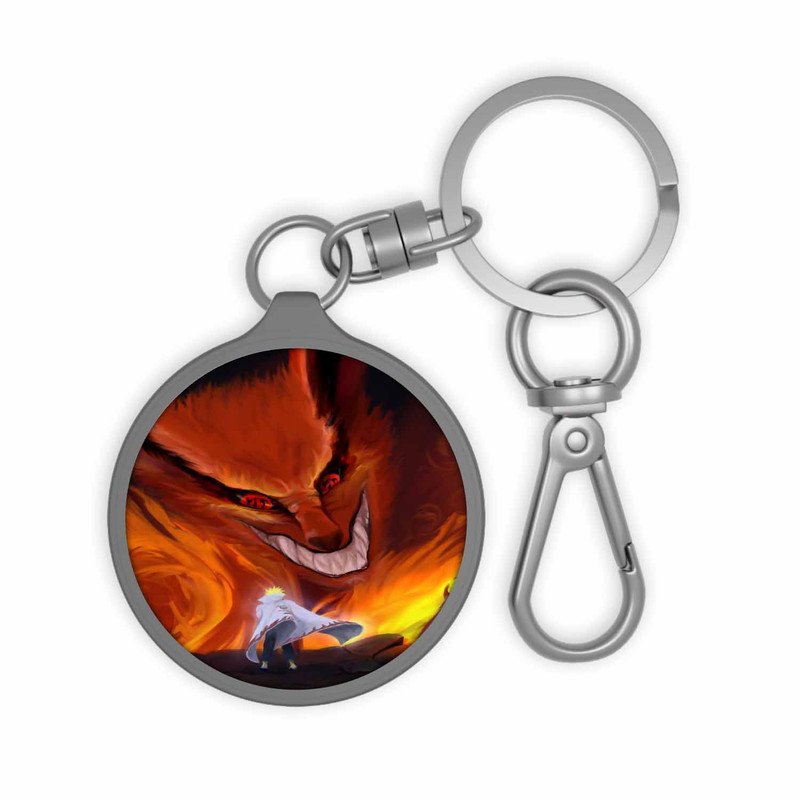 Zavstyle Naruto Uzumaki Shippuden Kyuubi Keyring Tag Accessories