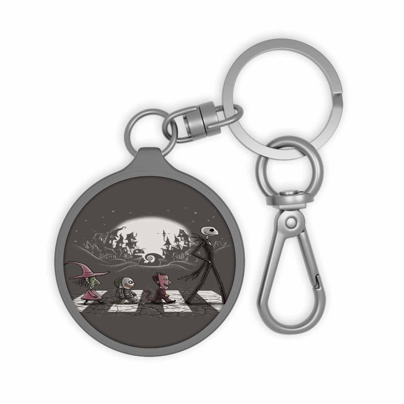Zavstyle Nightmare Before Christmas Abbey Road Keyring Tag Accessories