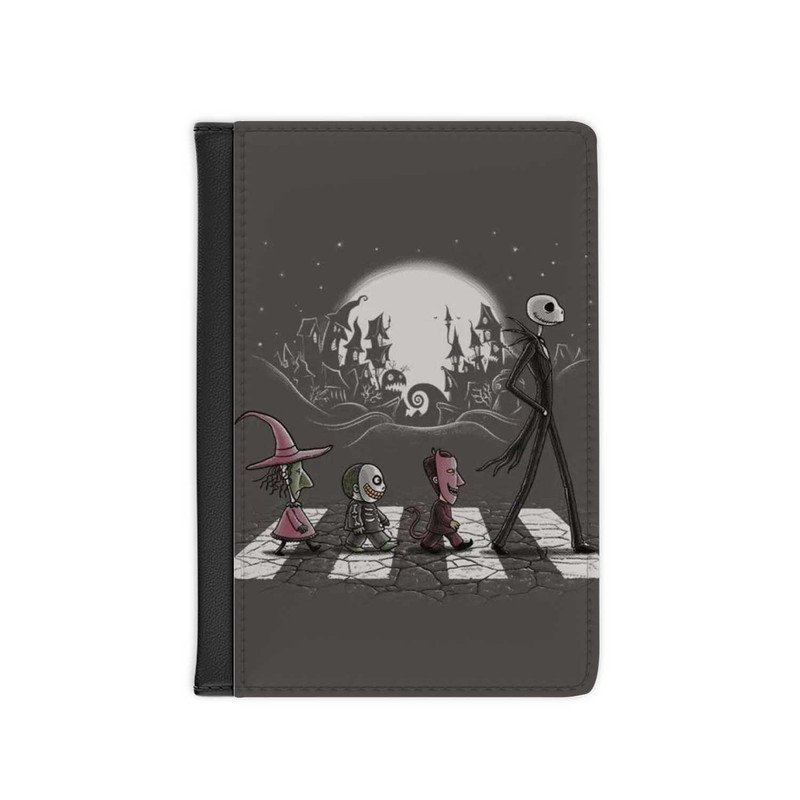Zavstyle Nightmare Before Christmas Abbey Road Passport Cover