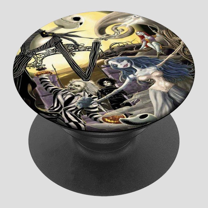 Zavstyle Nightmare Before Christmas and Corpse Bride Pop able Phone Stands