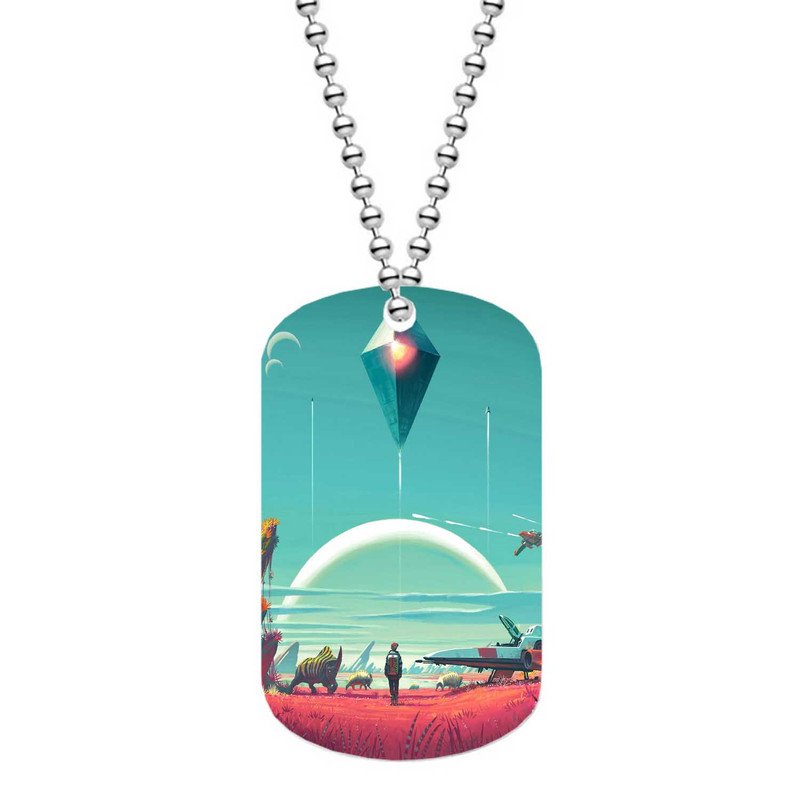 Zavstyle No Man s Sky Dog Tag Military Stainless Steel