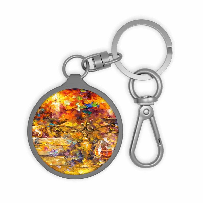 Zavstyle OLD THOUGHTS Leonid Afremov Keyring Tag Accessories