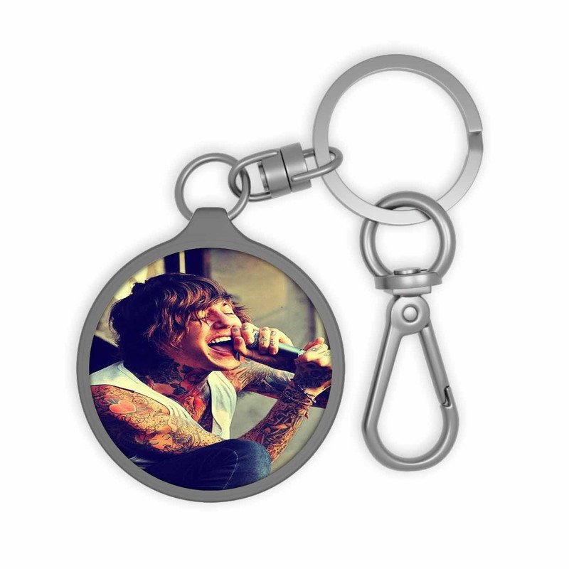 Zavstyle Oliver Sykes Bring Me The Horizon Sing Keyring Tag Accessories