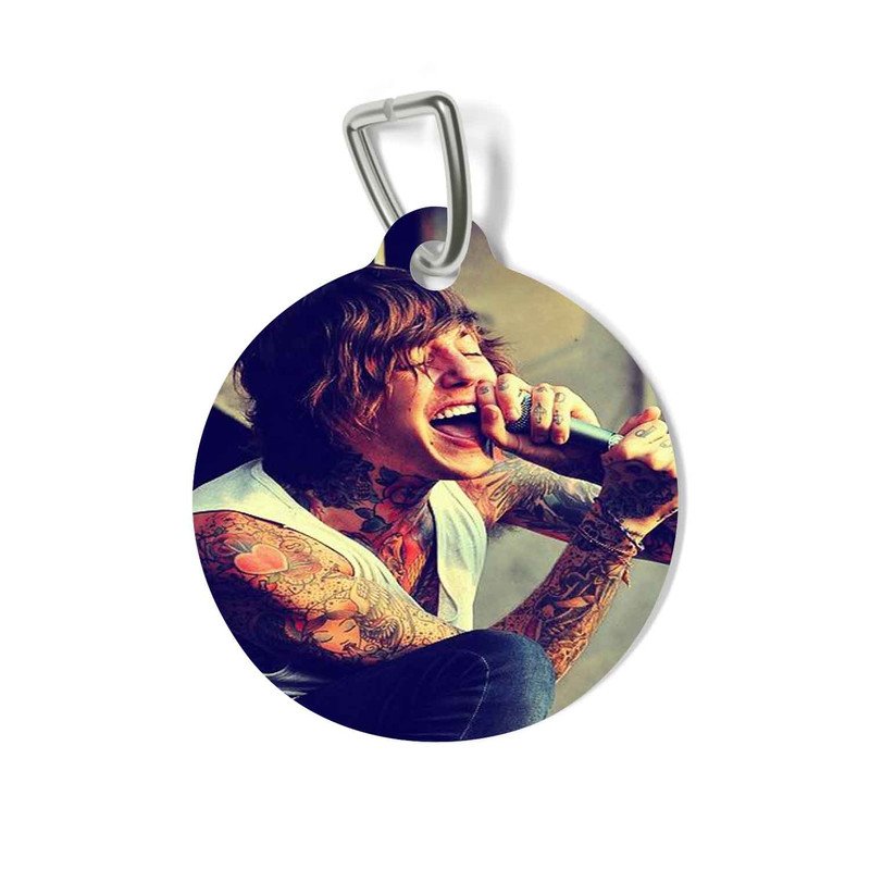 Zavstyle Oliver Sykes Bring Me The Horizon Sing Pet Tag
