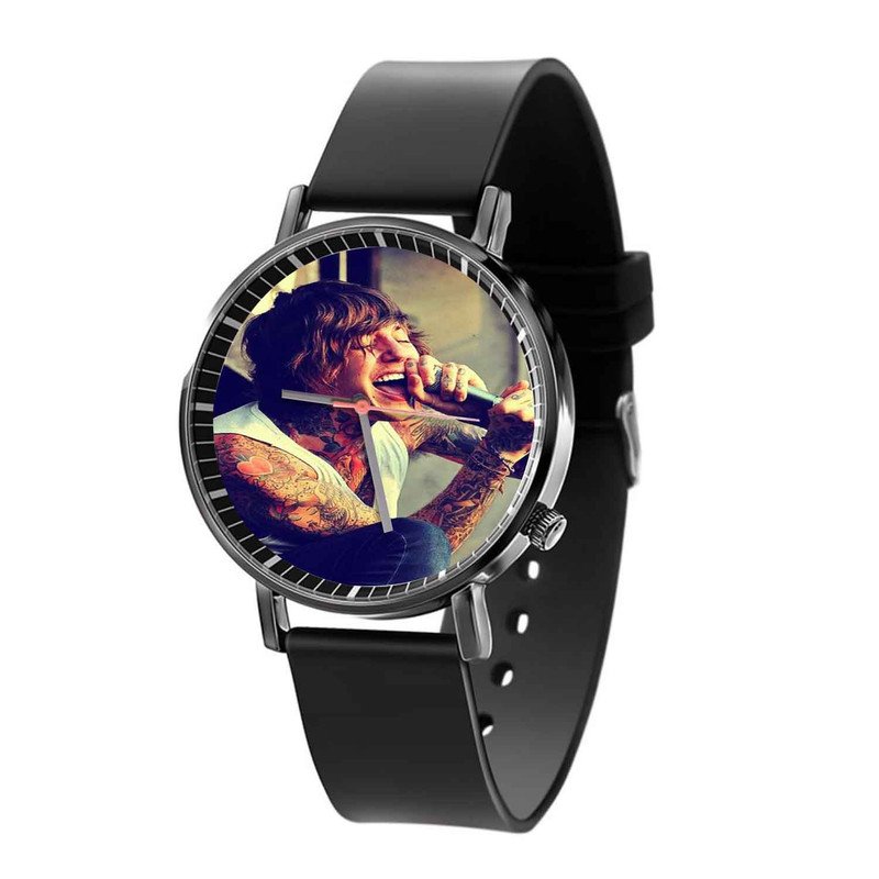 Zavstyle Oliver Sykes Bring Me The Horizon Sing Quartz Watch