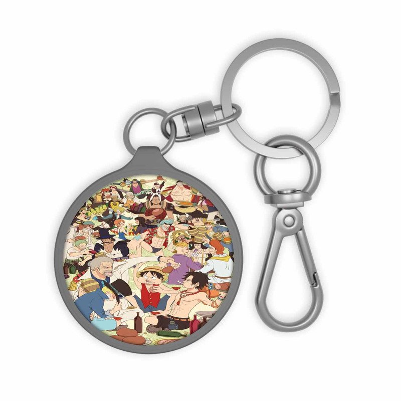Zavstyle One Piece Characters Keyring Tag Accessories