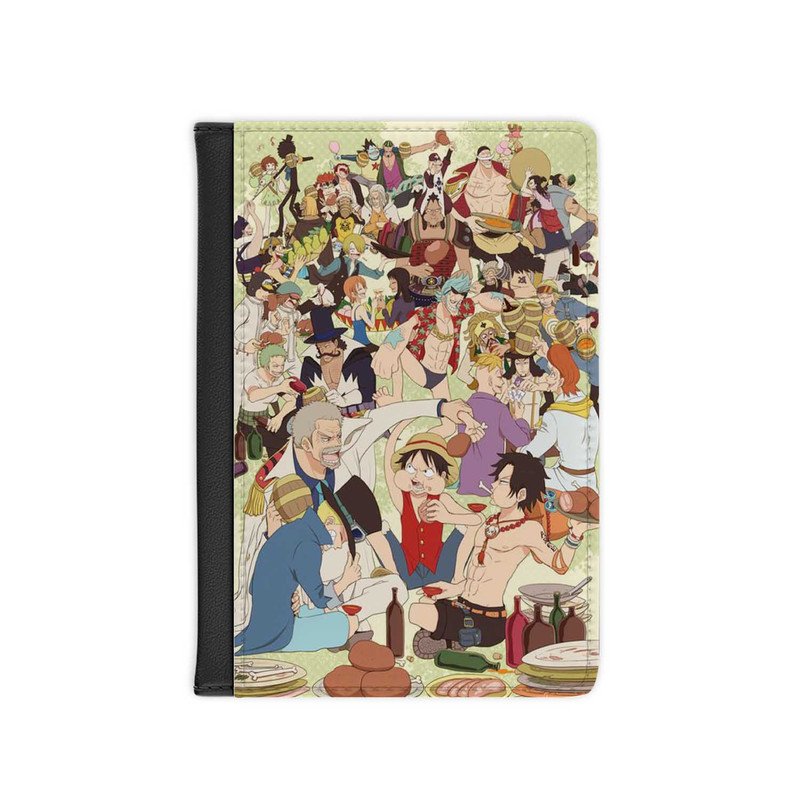 Zavstyle One Piece Characters Passport Cover
