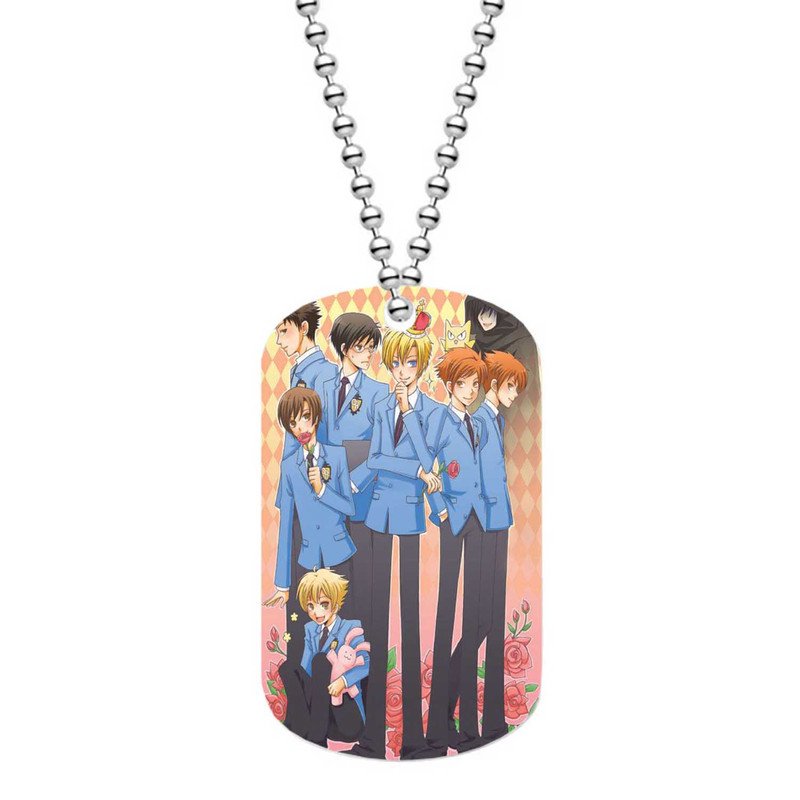 Zavstyle Ouran High School Host Club Dog Tag Military Stainless Steel