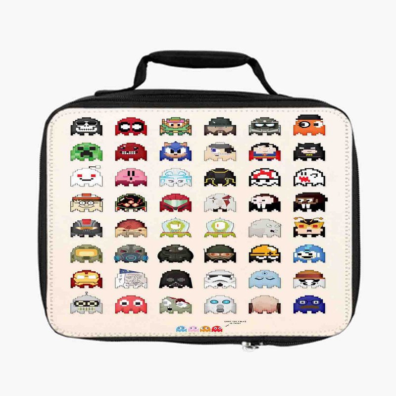 Zavstyle Pacman Ghost Lunch Bag