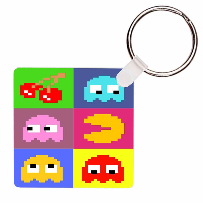 Zavstyle Pacman Pop Art Keychain