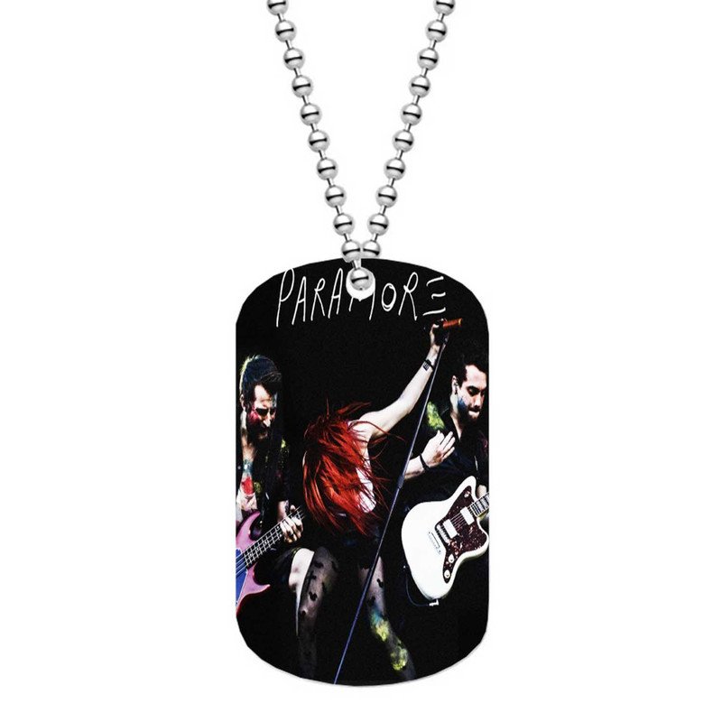 Zavstyle Paramore Dog Tag Military Stainless Steel