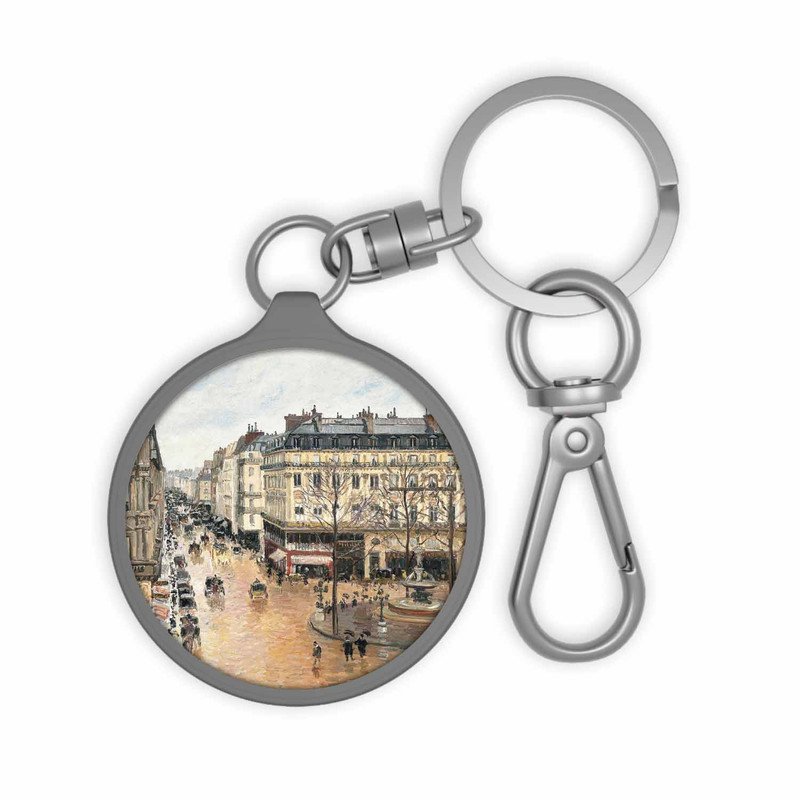 Zavstyle Paris Camille Pissarro Keyring Tag Accessories