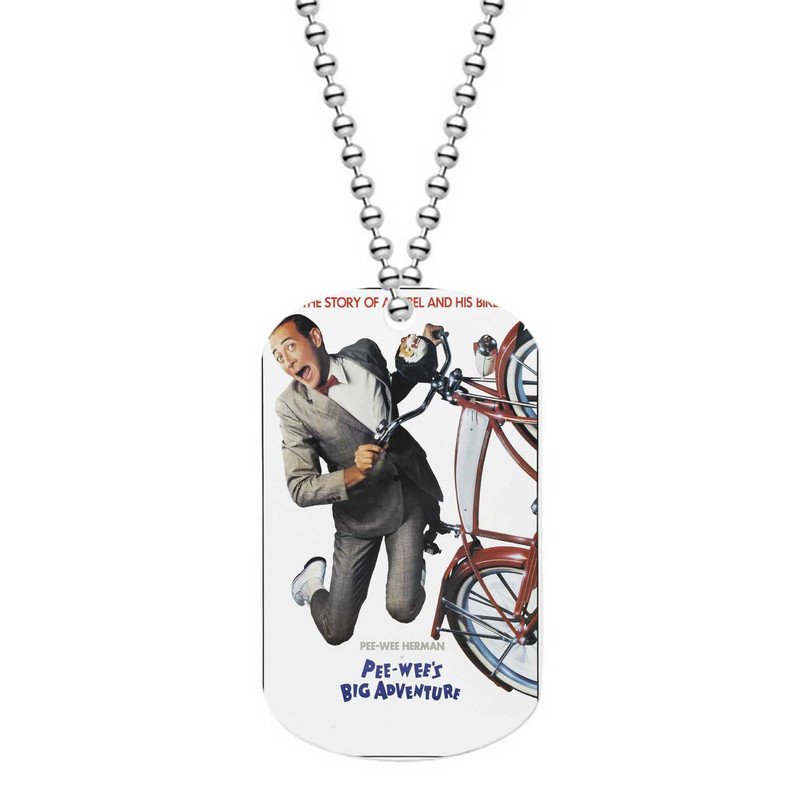 Zavstyle Pee Wee s Big Adventure Dog Tag Military Stainless Steel