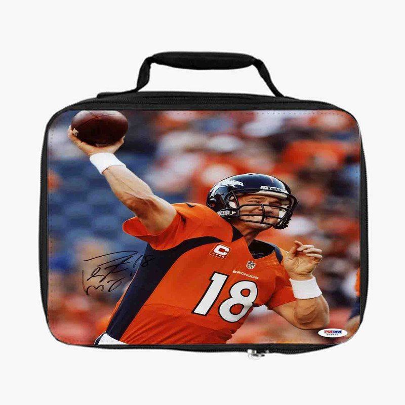 Zavstyle Peyton Manning NFL Lunch Bag