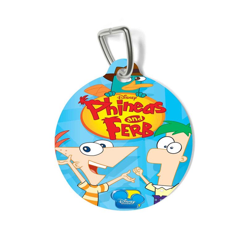 Zavstyle Phineas and Ferb Pet Tag