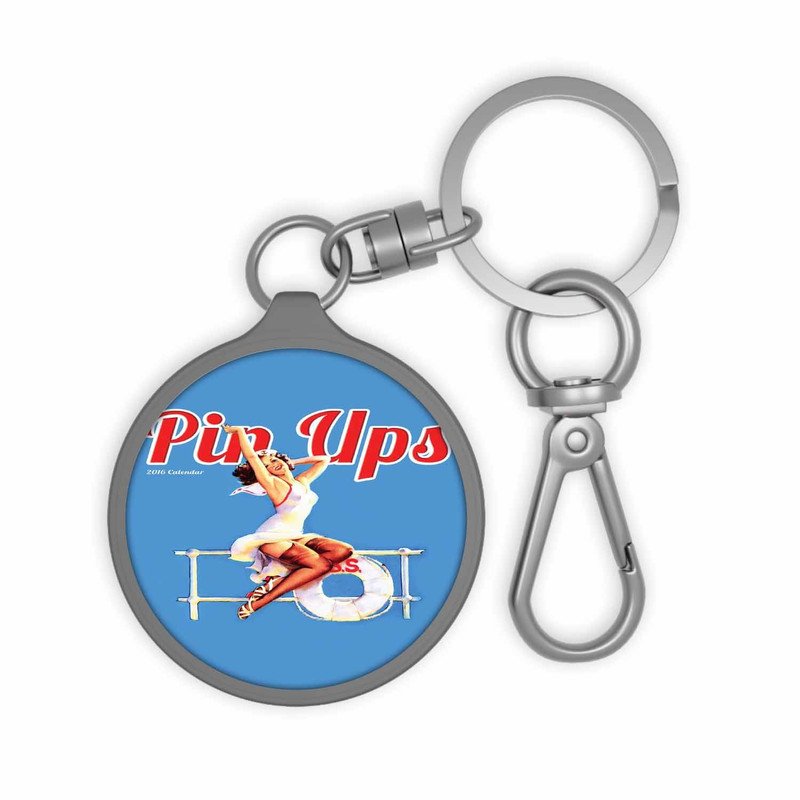 Zavstyle Pin Ups Calendar Keyring Tag Accessories