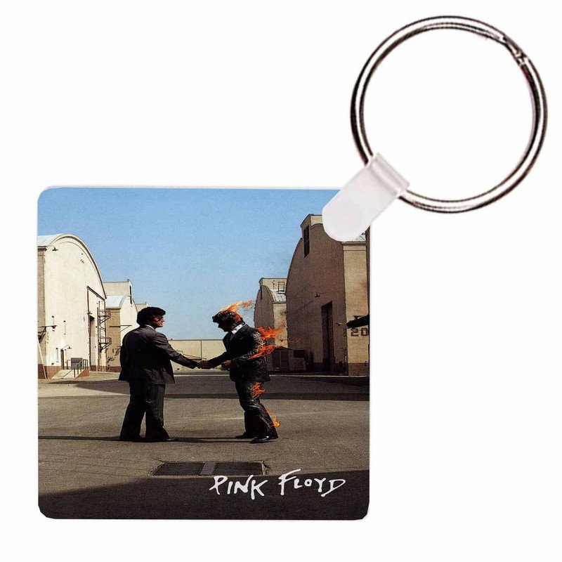 Zavstyle Pink Floyd Wish You Were Here Print Keychain