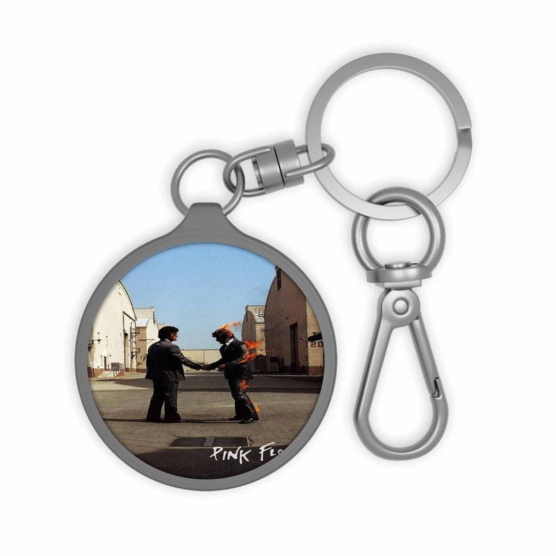 Zavstyle Pink Floyd Wish You Were Here Print Keyring Tag Accessories