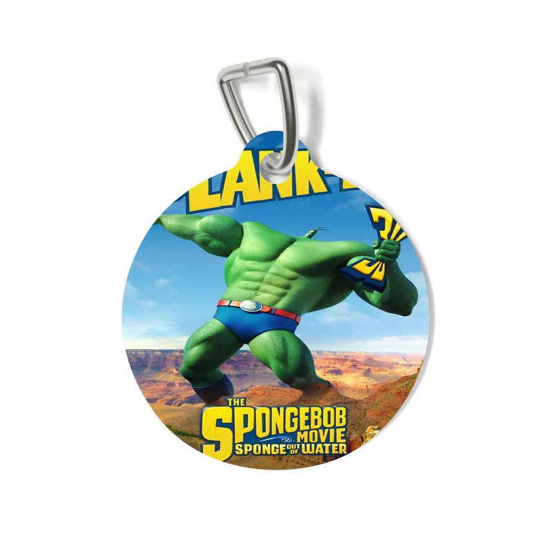 Zavstyle Plankton The Spongebob Movie Pet Tag