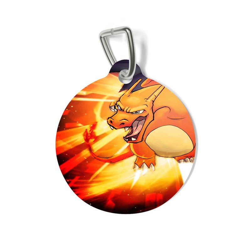 Zavstyle Pokemon Charizard Pet Tag