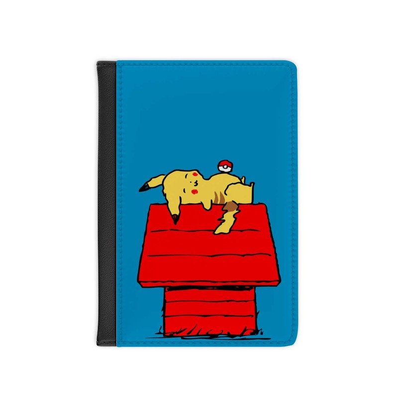 Zavstyle Pokemon Pikachu Snoopy Peanuts Passport Cover