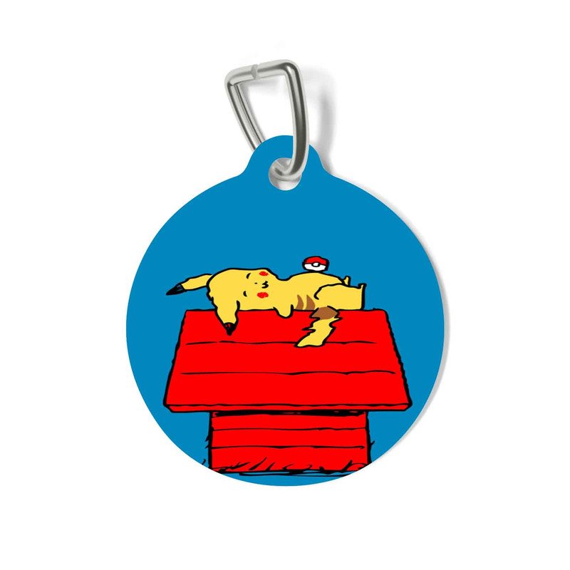 Zavstyle Pokemon Pikachu Snoopy Peanuts Pet Tag