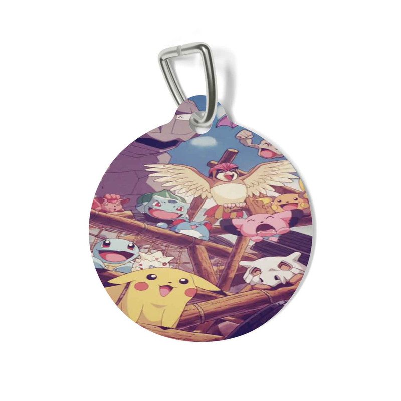 Zavstyle Pokemon Pikachu and Friends Pet Tag