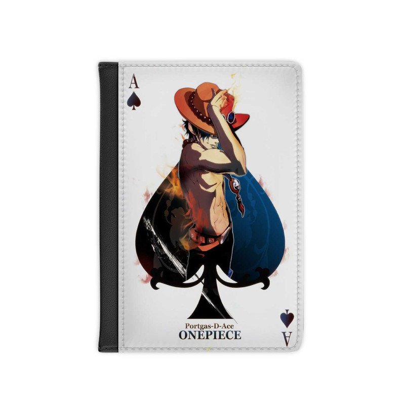 Zavstyle Portgas D Ace Card One Piece Passport Cover