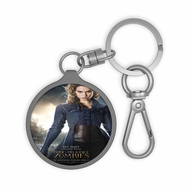 Zavstyle Pride and Prejudice and Zombies Elizabeth Bennet Keyring Tag Accessories