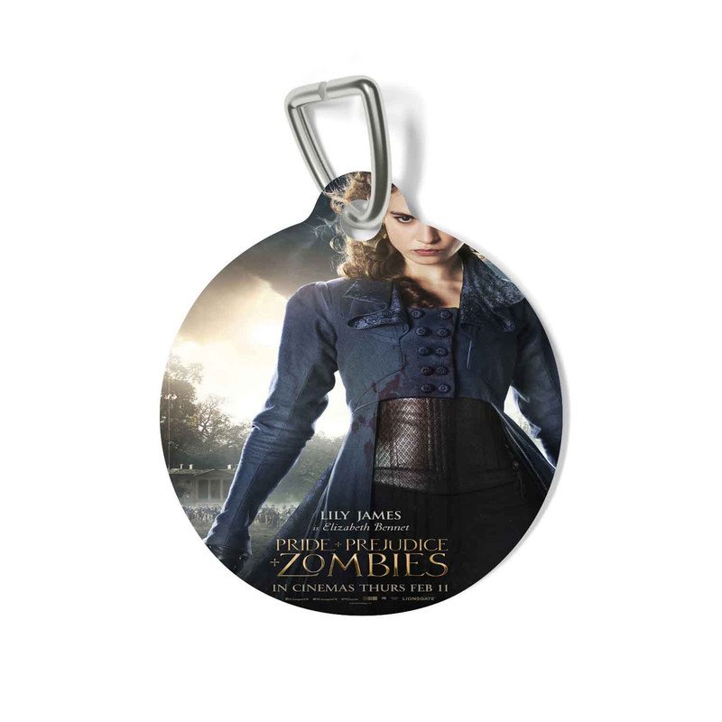 Zavstyle Pride and Prejudice and Zombies Elizabeth Bennet Pet Tag