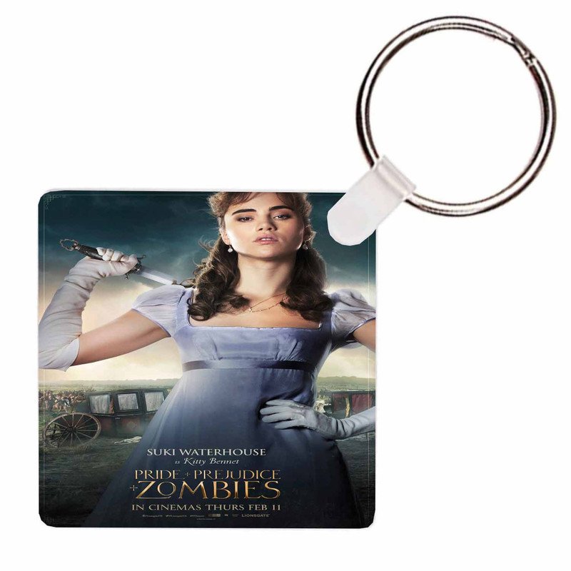 Zavstyle Pride and Prejudice and Zombies Kitty Bennet Keychain