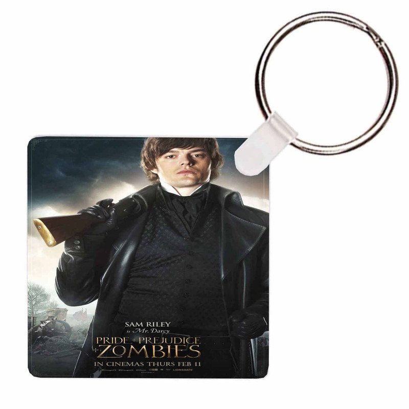 Zavstyle Pride and Prejudice and Zombies Mr Darcy Keychain