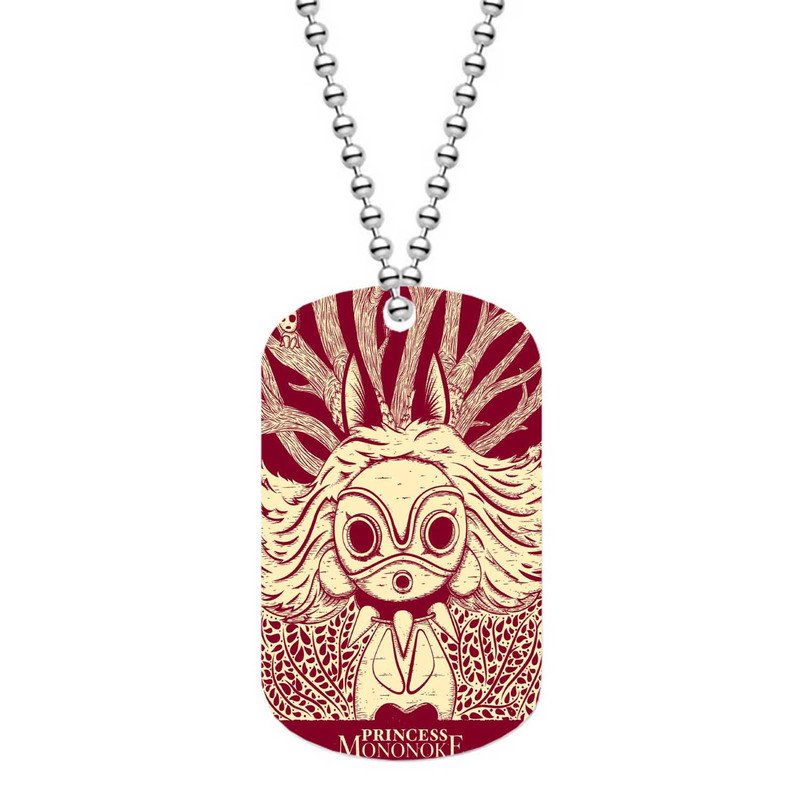 Zavstyle Princess Mononoke Dog Tag Military Stainless Steel