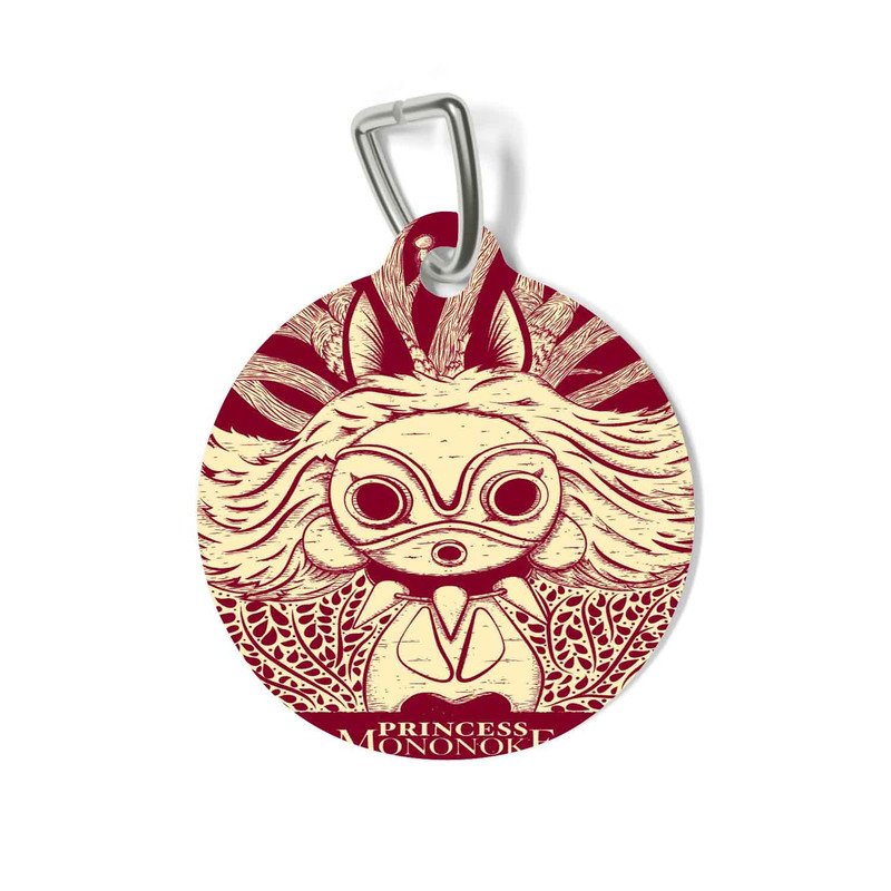 Zavstyle Princess Mononoke Pet Tag