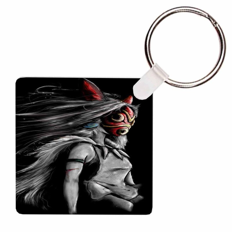 Zavstyle Princess Mononoke Studio Ghibli Anime Keychain