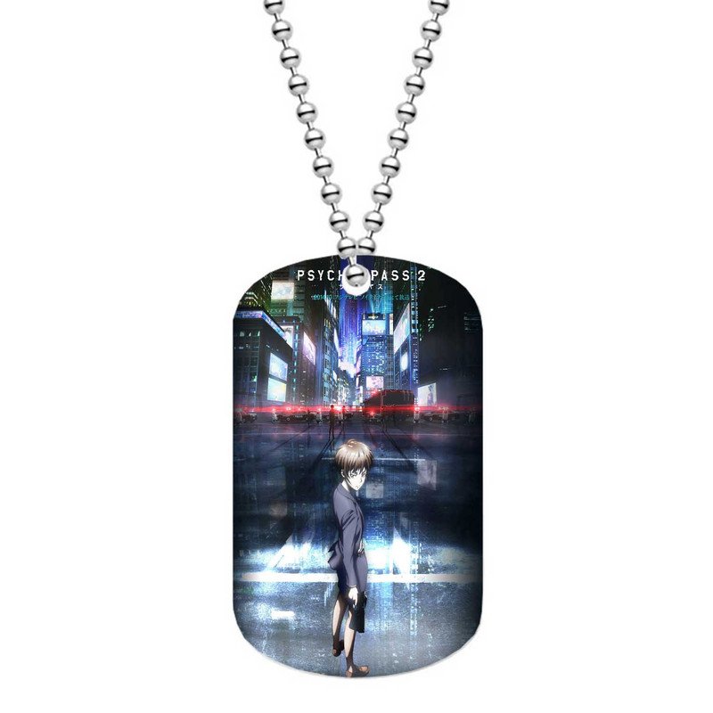 Zavstyle Psycho Pass Dog Tag Military Stainless Steel
