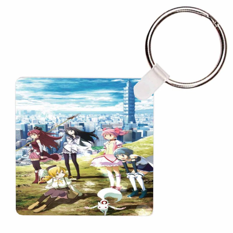 Zavstyle Puella Magi Madoka Magica Girls Keychain