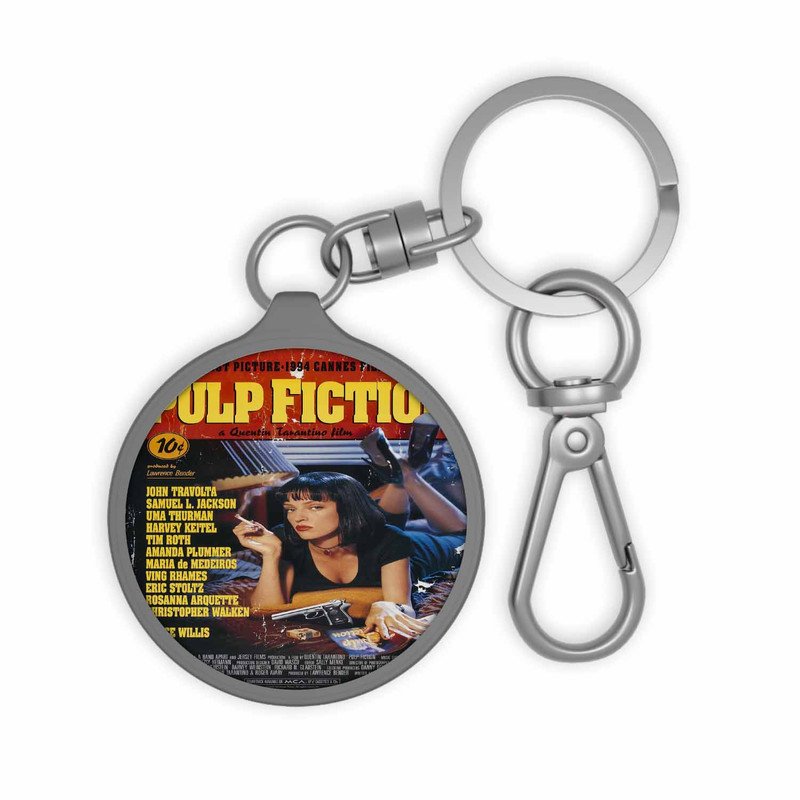 Zavstyle Pulp Fiction Keyring Tag Accessories