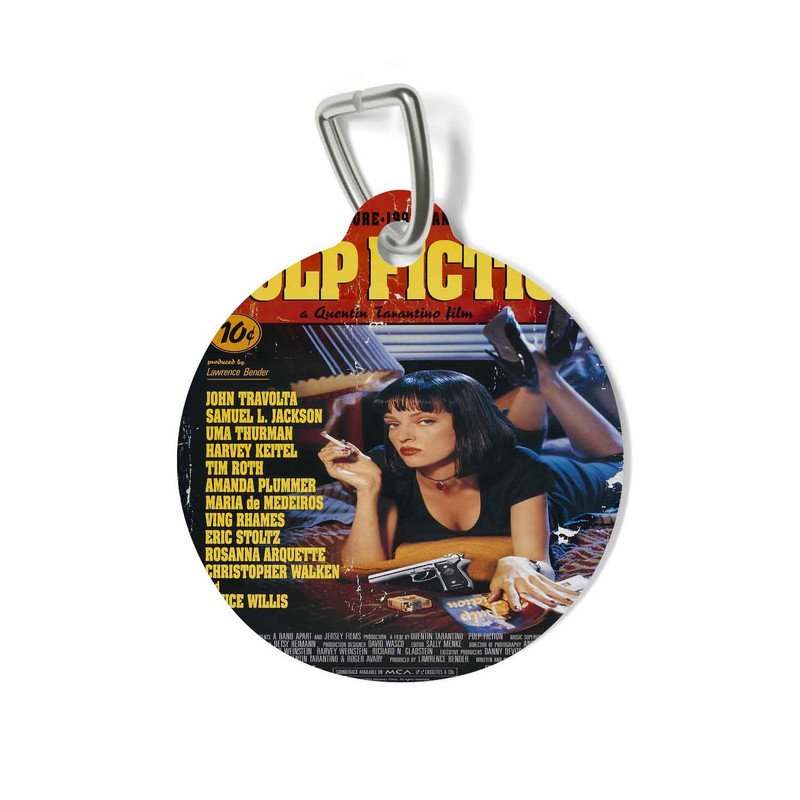 Zavstyle Pulp Fiction Pet Tag