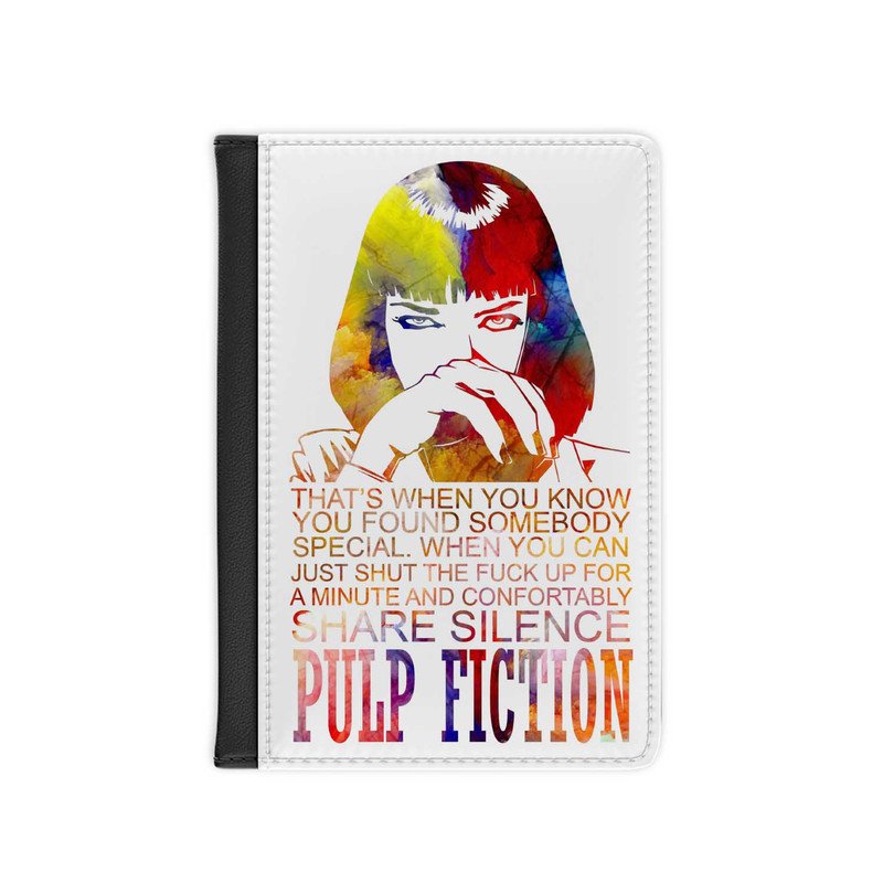 Zavstyle Pulp Fiction Uma Thurman Quotes Passport Cover