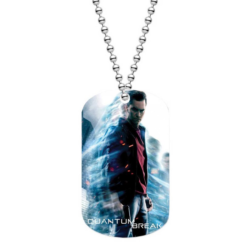 Zavstyle Quantum Break Dog Tag Military Stainless Steel