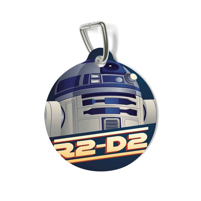 Zavstyle R2 D2 Star Wars Pet Tag