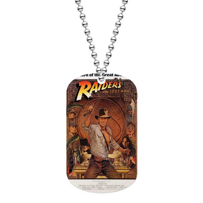 Zavstyle Raiders of the Lost Ark Dog Tag Military Stainless Steel