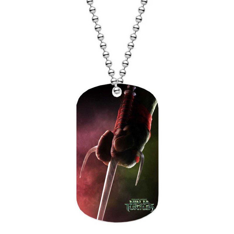 Zavstyle Raphael Teenage Mutant Ninja Turtles Dog Tag Military Stainless Steel