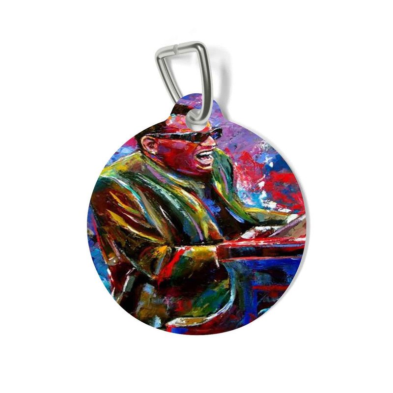 Zavstyle Ray Charles Pet Tag
