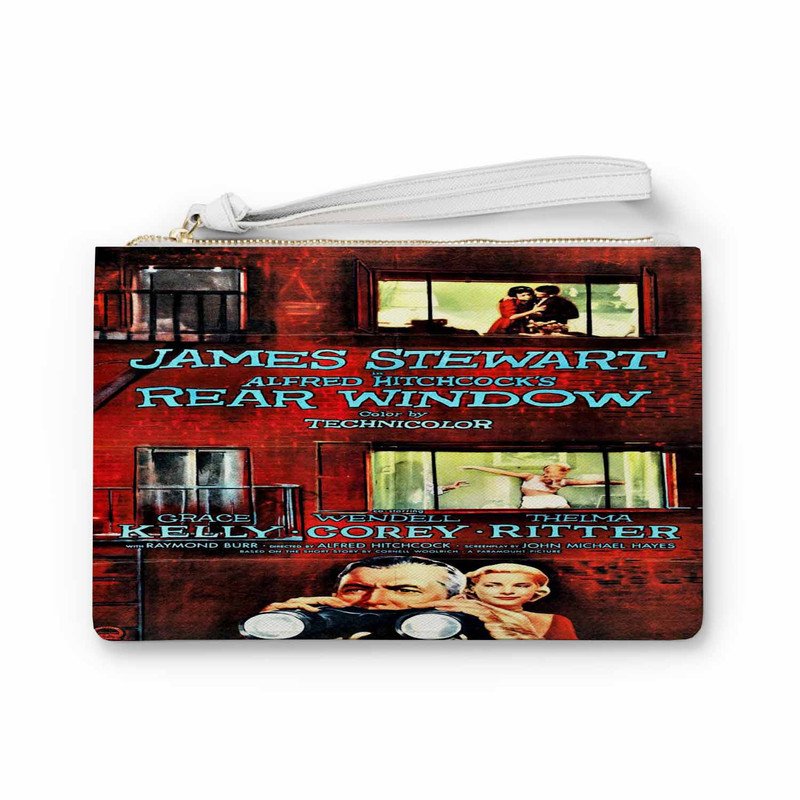 Zavstyle Rear Window Alfred Hitchcock s Movie Clutch Bag