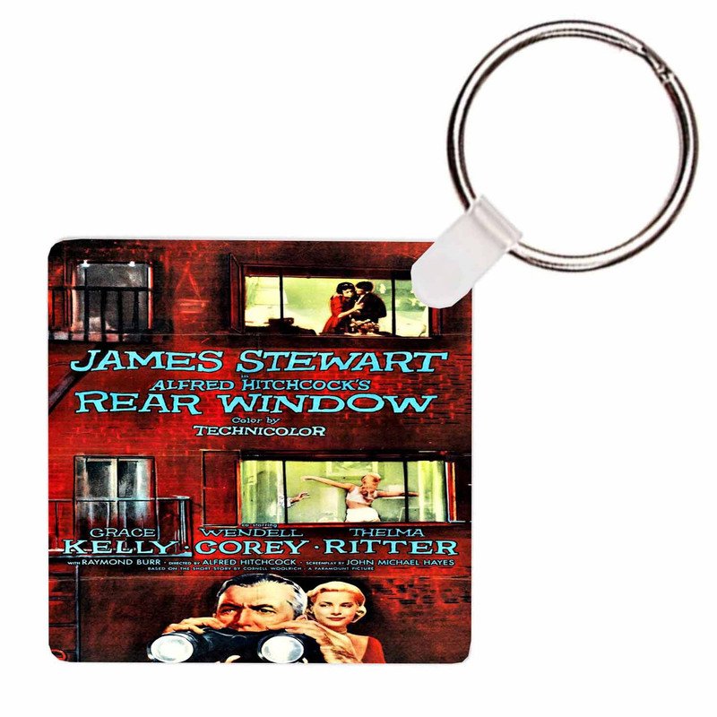 Zavstyle Rear Window Alfred Hitchcock s Movie Keychain