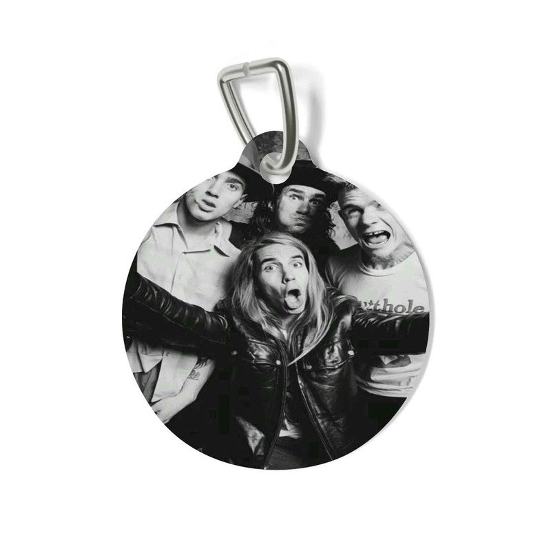 Zavstyle Red Hot Chili Peppers Print Pet Tag